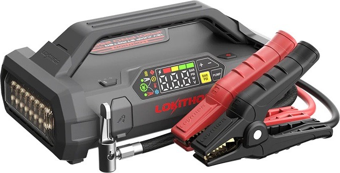 LOKITHOR Štartovací zdroj s kompresorom JA301 PRO, 12 V, 2500 A, 74 Wh