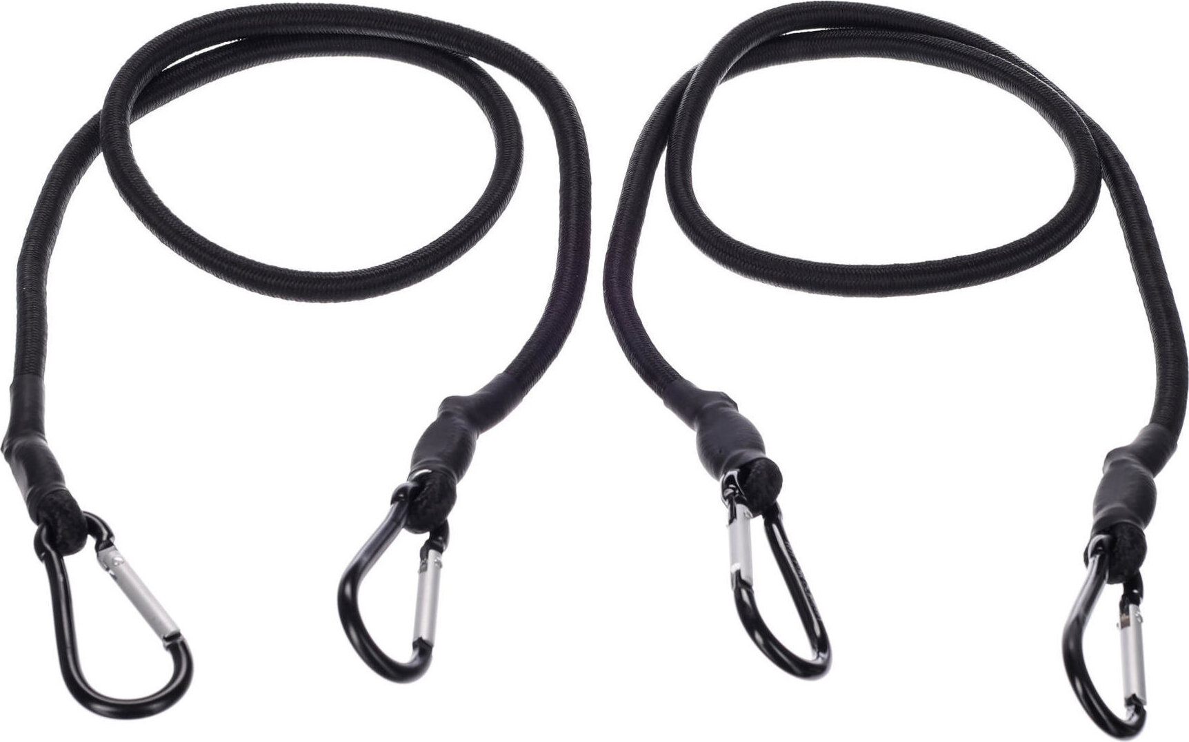 Sixtol Gumené upínacie popruhy/gumicuky Cargo Cord Carabiner 100, 100 cm, 2 ks