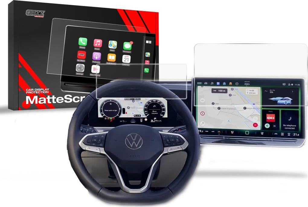 GRIZZ Matná fólia na LCD displej navigácie Volkswagen Passat B9