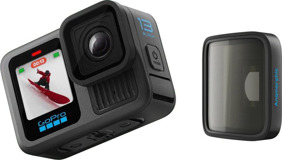 GoPro HERO13 Black + Anamorphic Lens Mod