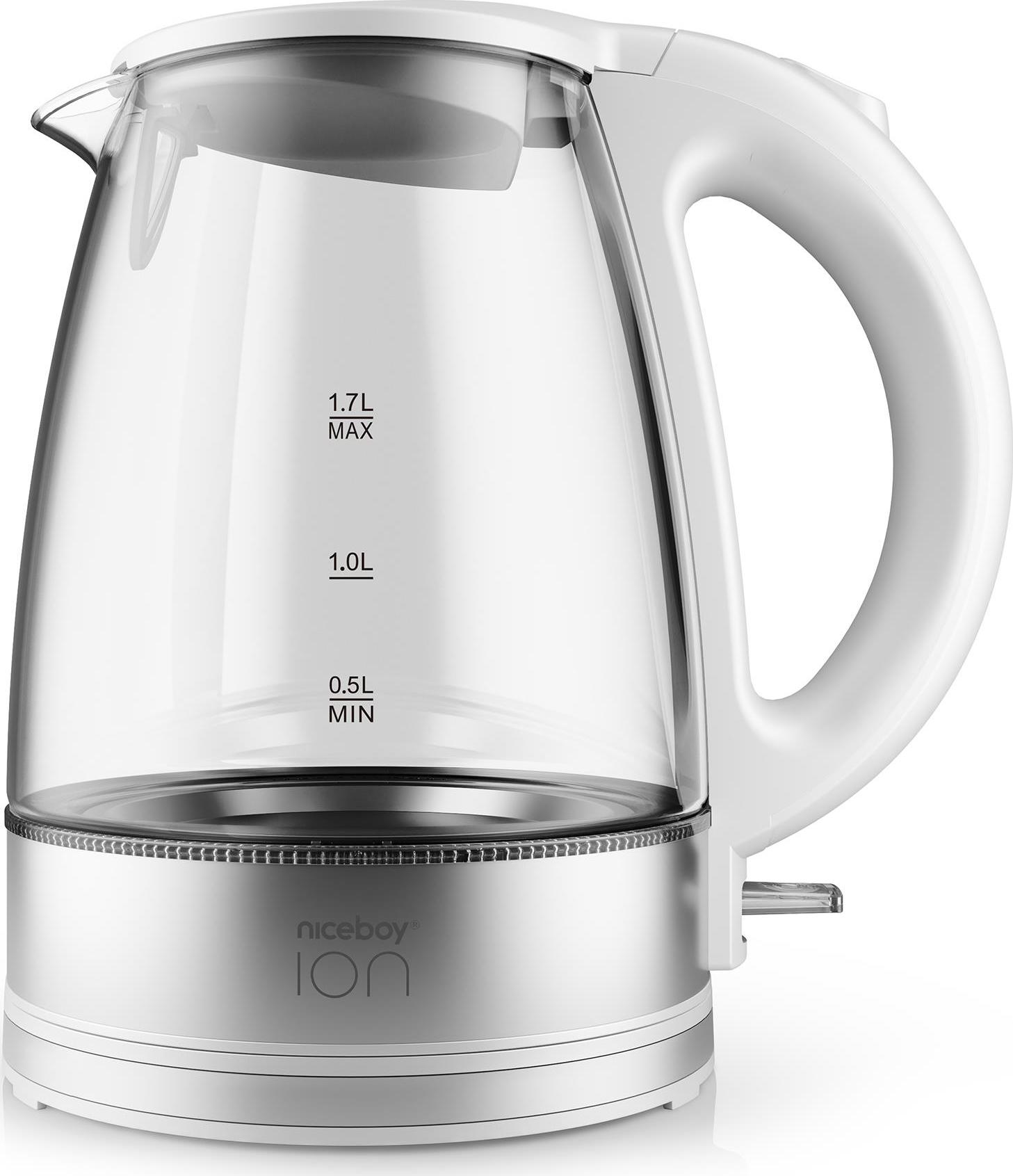 Niceboy ION Kettle K1 Crystal Glass White