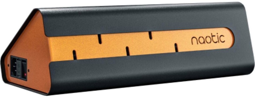 PORT NAOTIC Five Charge, USB-C, nabíjacia stanica pre 5 notebookov, čierna/medená
