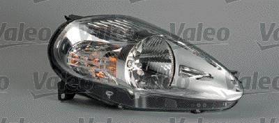 VALEO FIAT Grande Punto 05-08 pr. svetlo H4 (el. ovládané + motorček) chrómové P