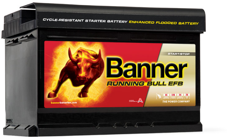 Banner Running Bull EFB 565 12, 65 Ah, 12 V (56512)