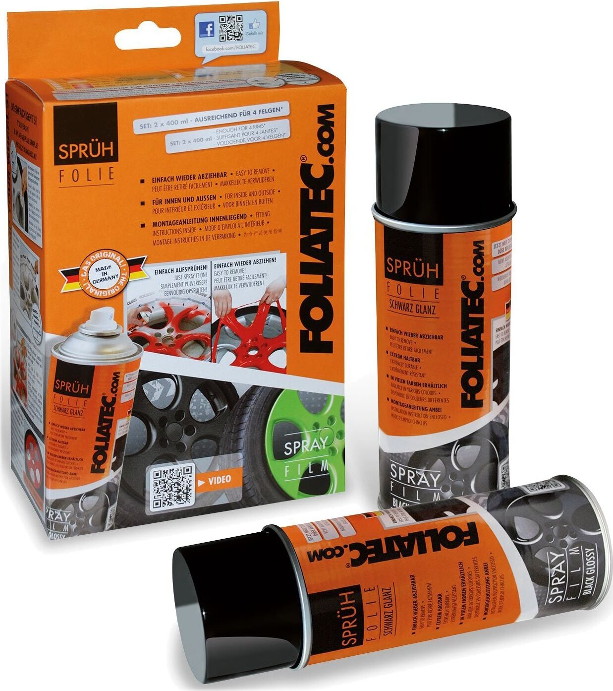 Foliatec v spreji, bronzová metalická 2× 400 ml