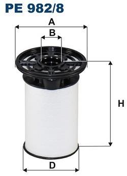 FILTRON Palivový filter PE 982/8