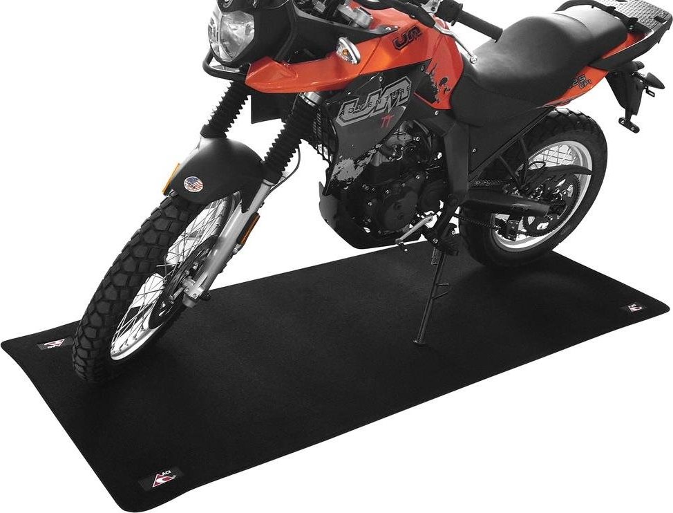 ACI textilný koberec pod motocykel / skúter / moped / bicykel, s logom ACI (200 × 90)