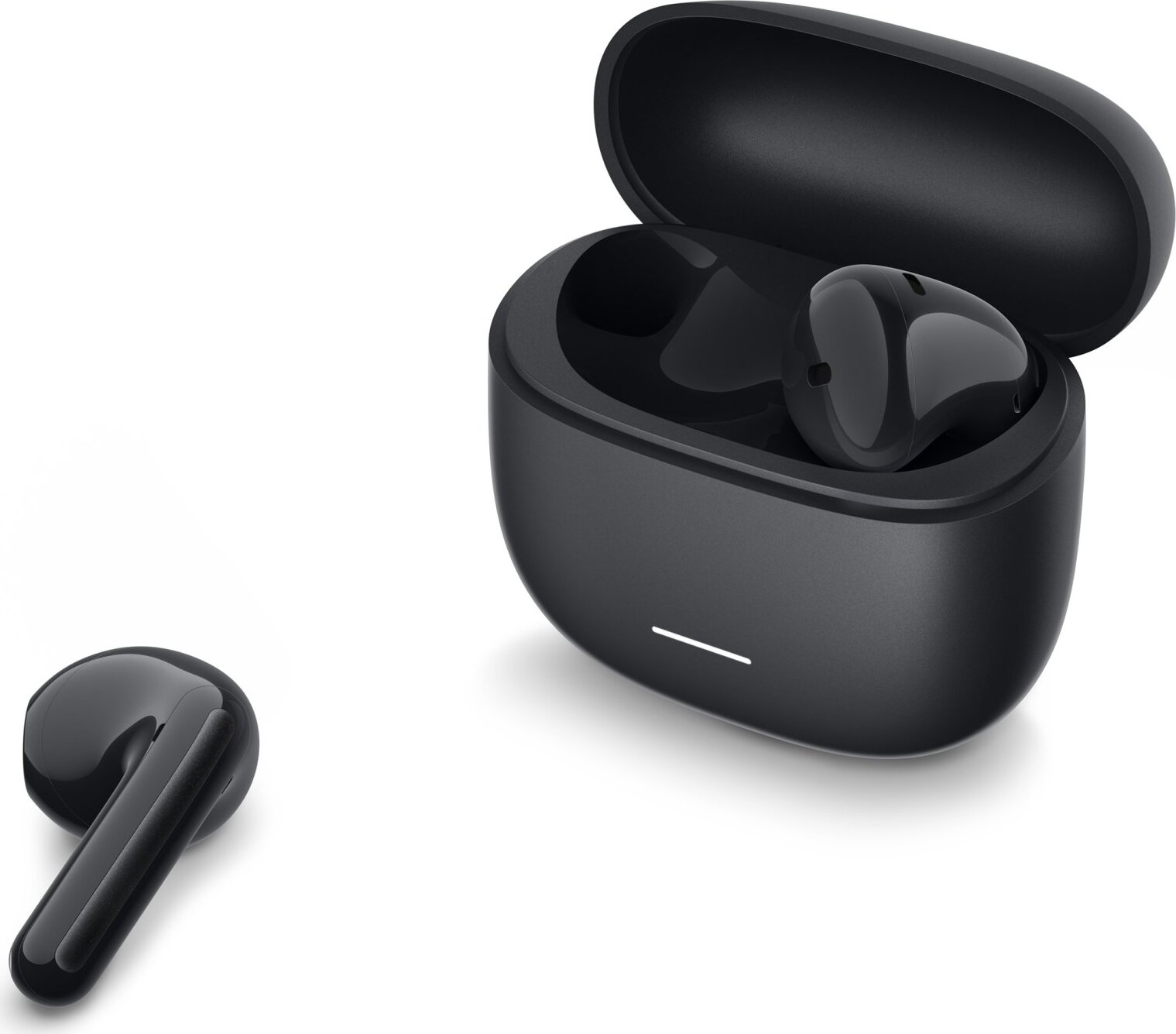 Xiaomi Redmi Buds 8 Active – Čierna – pohľad 2