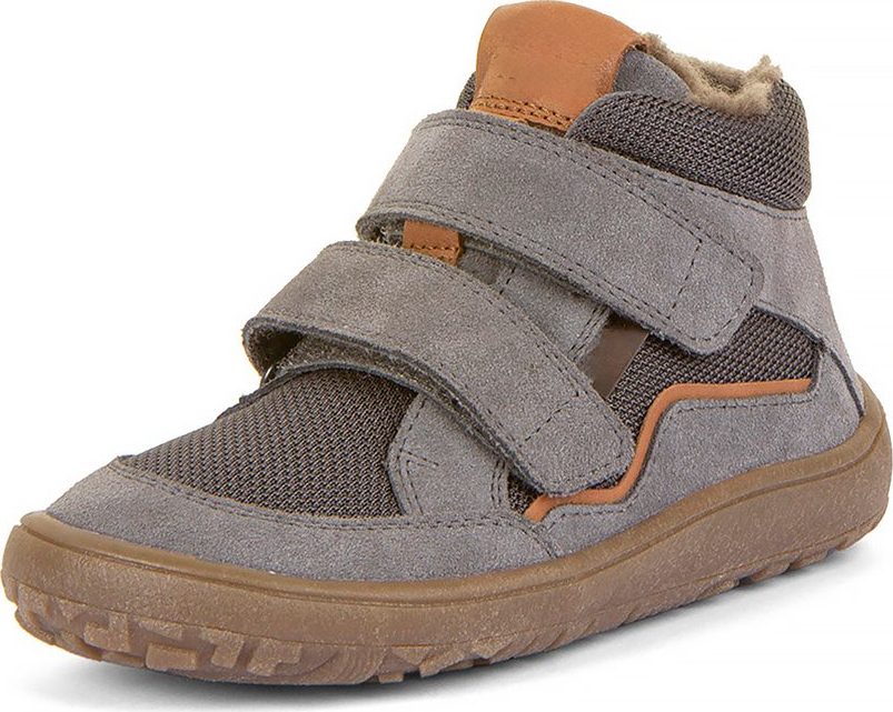 Dětské zimní barefoot boty TEX WOOL Gray, Froddo, G3110254-3W, šedá - 23