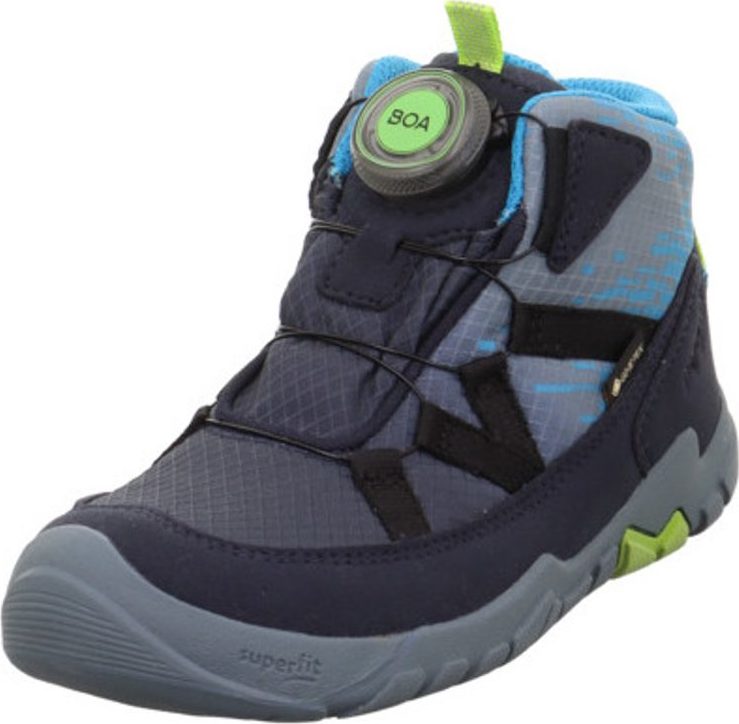 Chlapecké celoroční barefit boty TRACE Blue/ Light Green GTX Superfit 1-006040-8010 - 34