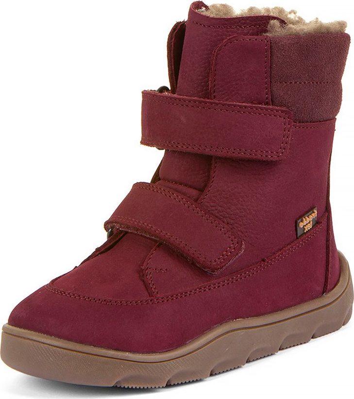Dívčí zimní barefoot boty ZERU TEX WINTER Bordeaux Froddo G3160240-8 - 30