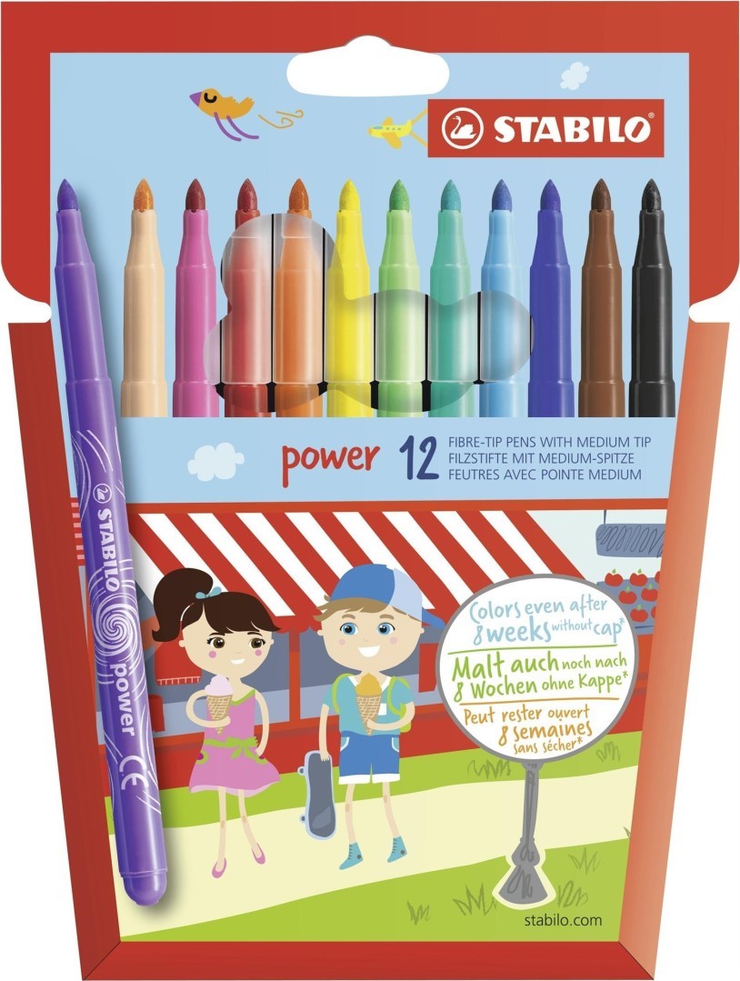 STABILO power 12 ks Sada v kartonovém obalu