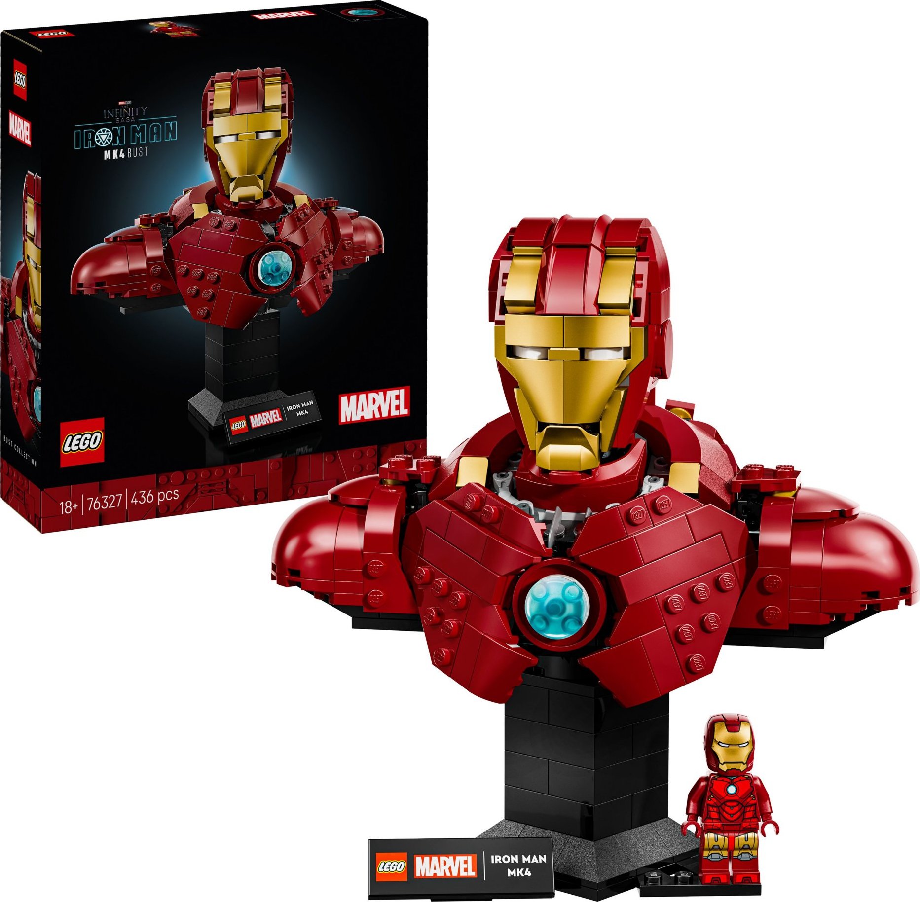 LEGO® Marvel 76327 Busta Iron Man MK4