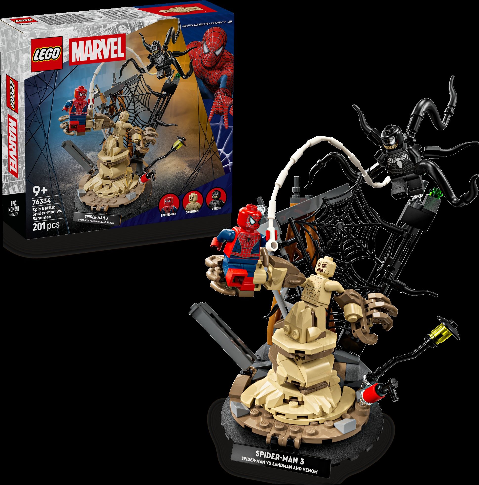 LEGO® | Marvel 76334 Epický souboj: Spider-Man vs. Sandman