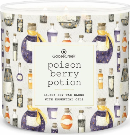 Goose Creek - Halloween - Otrávený lektvar z bobulí Aromatická svíčka ve skle 411 g