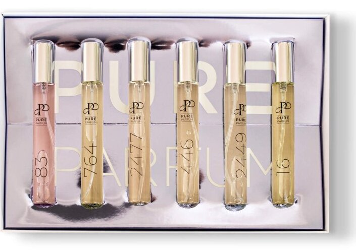 Pure - Dárkový set dámských vůní 2 Zaměňováno s: Versace Bright Crystal, Maison Francis Kurkdjian Baccarat Rouge 540, Dior J´adore, Dolce & Gabbana…