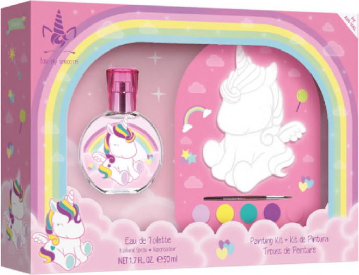 EAU MY UNICORN - dárková sada Toaletní voda 50 ml + sada na malování