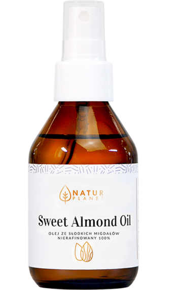 Natur Planet - Olej ze sladkých mandlí nerafinovaný Mandlový olej 100 ml