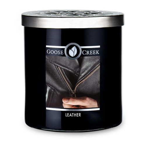 Goose Creek - Pánská kolekce - Kůže Aromatická svíčka ve skle 453 g