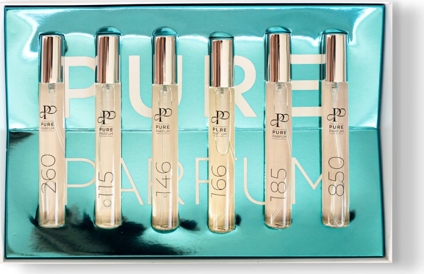 Pure - Dárkový set pánských vůní 1 Zaměňováno s: Dior Sauvage, ikonická citrusově-mořská vůně, Paco Rabanne 1 Million, Hugo Boss Bottled, Paco…