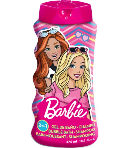 BARBIE - sprchový gel a šampón 2v1 Sprchový gel a šampón - 475ml
