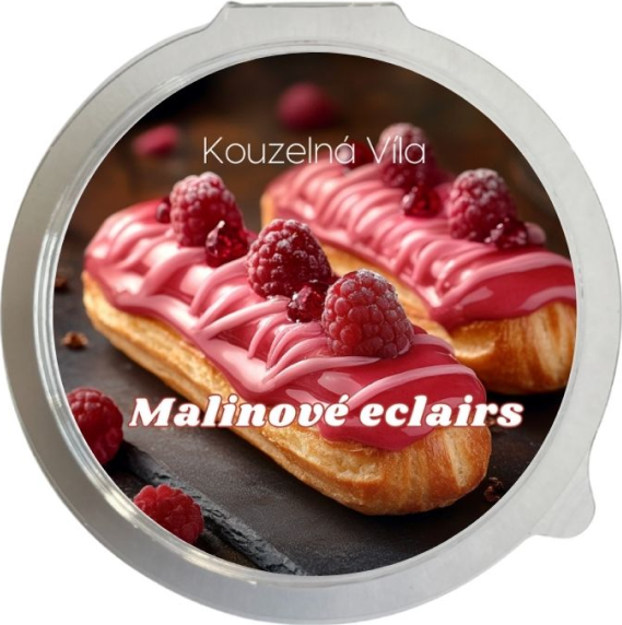 Kouzelná Víla - MALINOVÉ ECLAIRS Sójový vonný vosk do aromalampy 20g