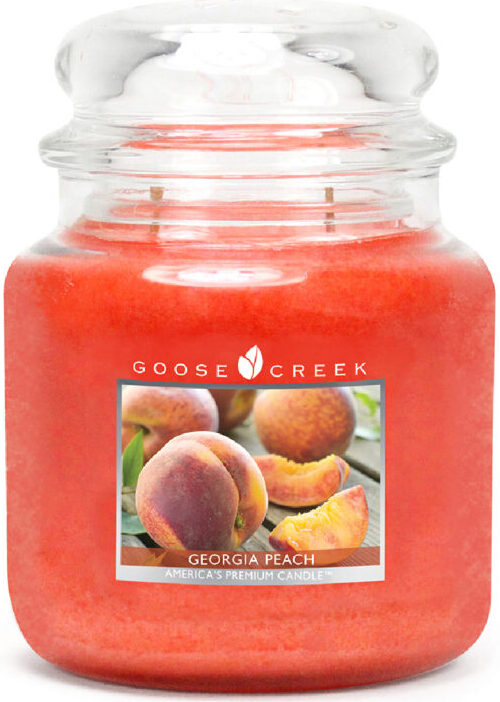 Goose Creek - Broskev Svíčka ve skle 450 g