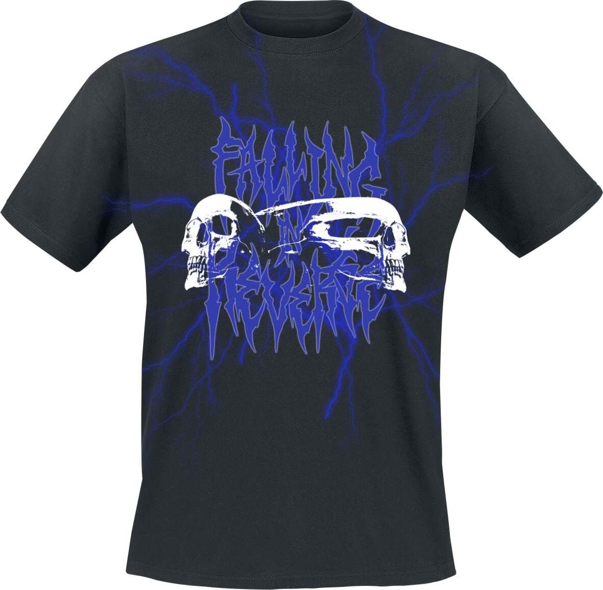 Falling In Reverse Lightning Skull Tričko černá