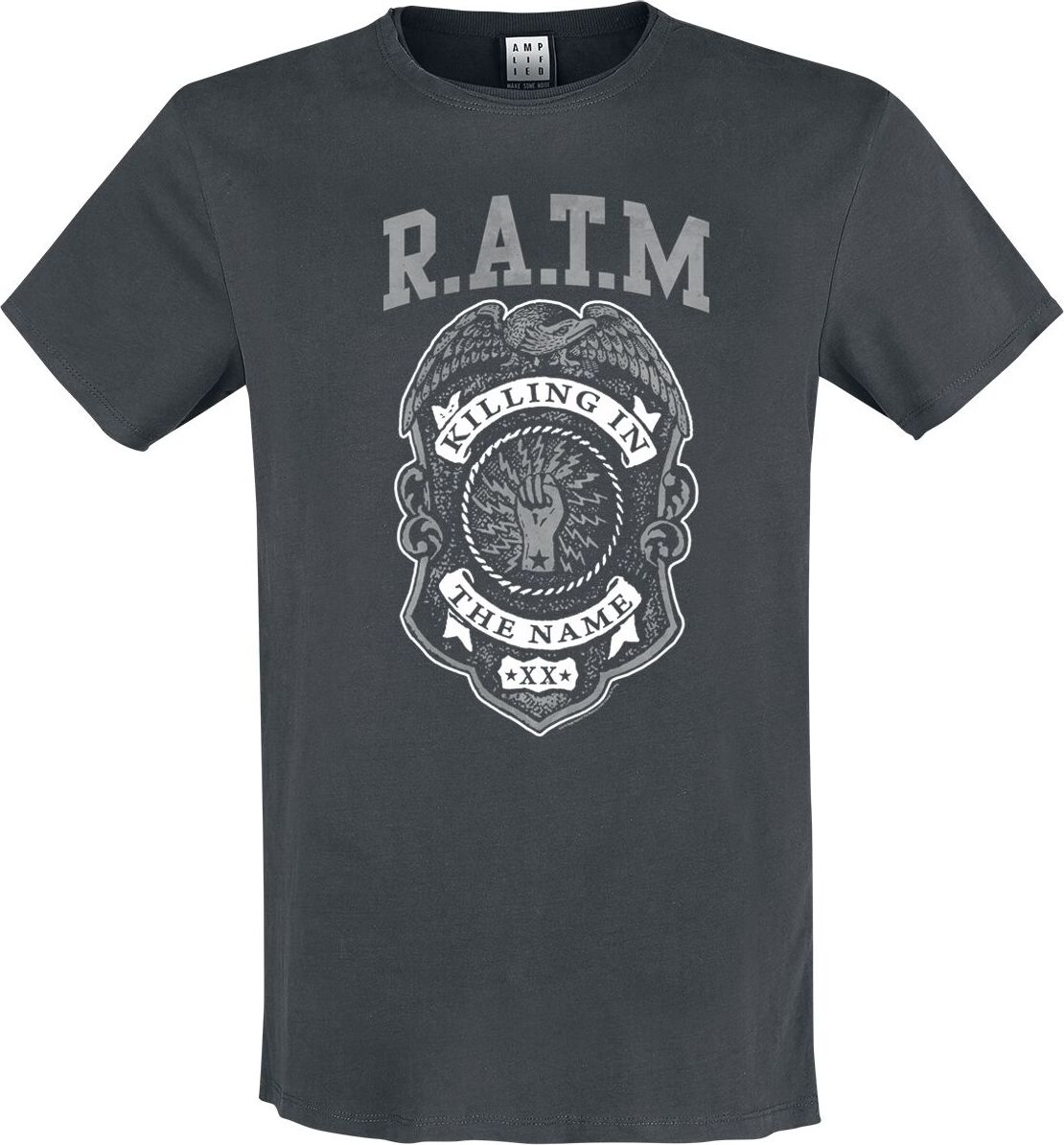 Rage Against The Machine Amplified Collection - Killing In The Name Of Tričko charcoal