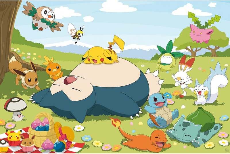Pokémon Picnic Day plakát vícebarevný