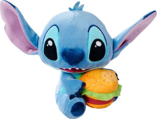 Lilo & Stitch Stitch Burger plyšová figurka modrá