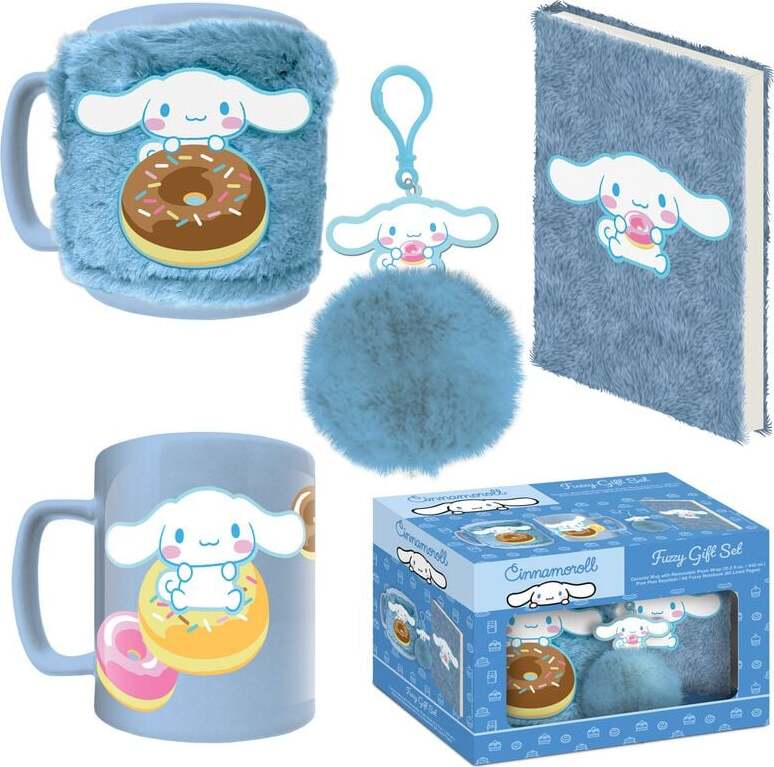 Hello Kitty Hello Kitty and Friends - CinnamorollFuzzy Gift Set Fan balícek vícebarevný