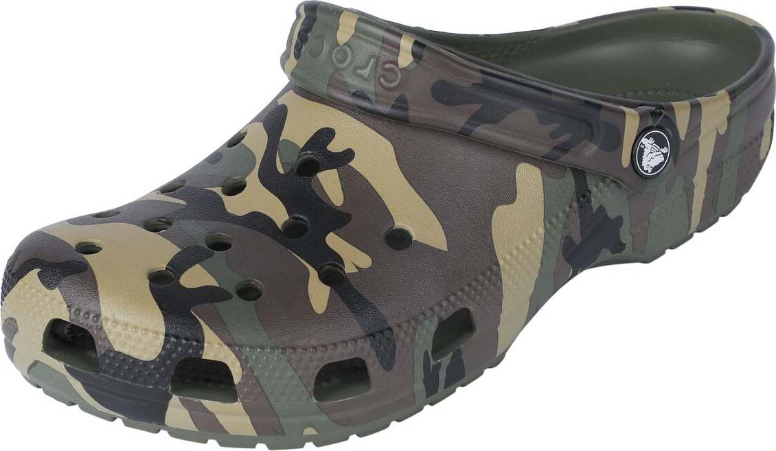 Crocs Classic Camouflage Clog papuce lesní maskáčová