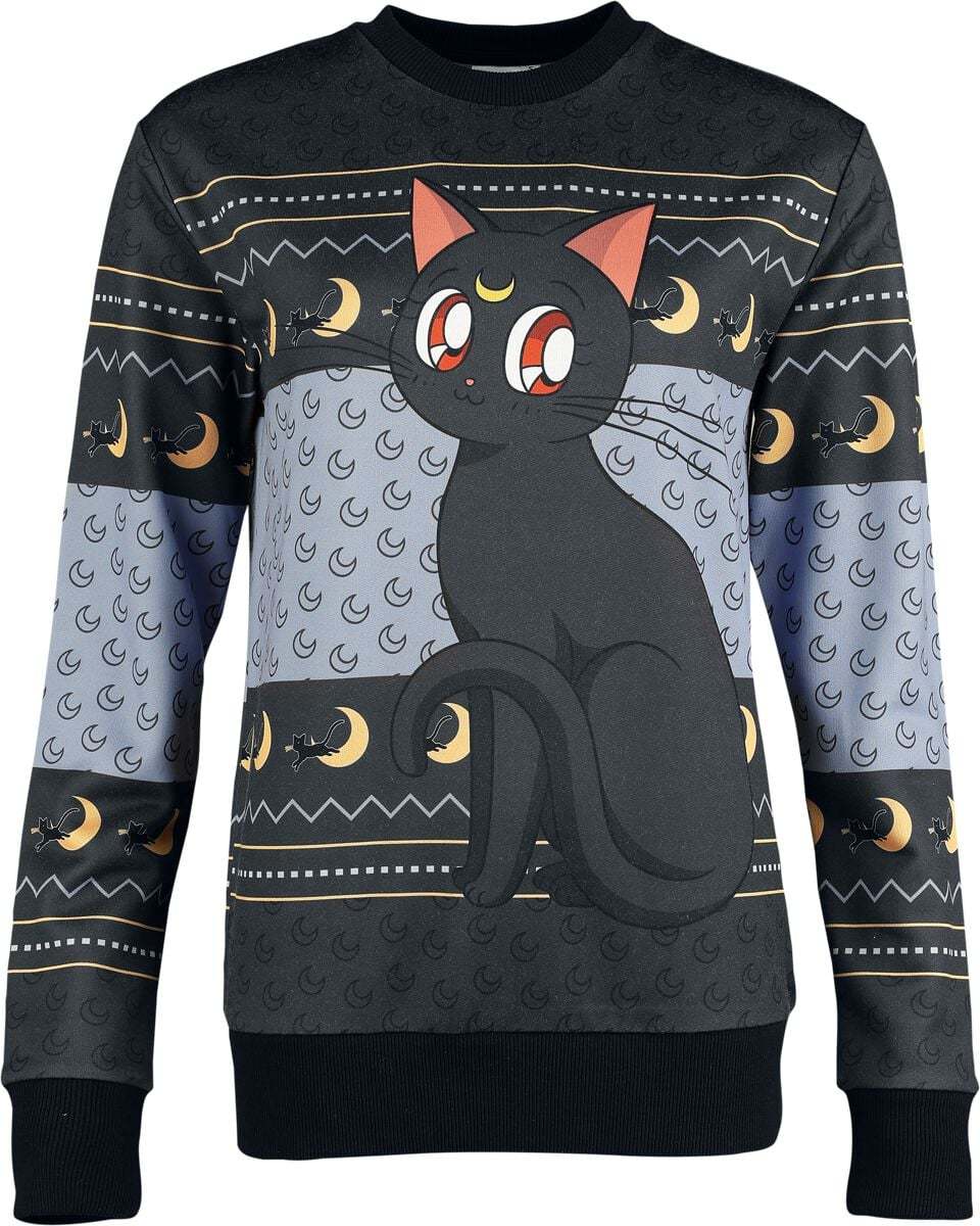 Sailor Moon Luna Mikina vícebarevný