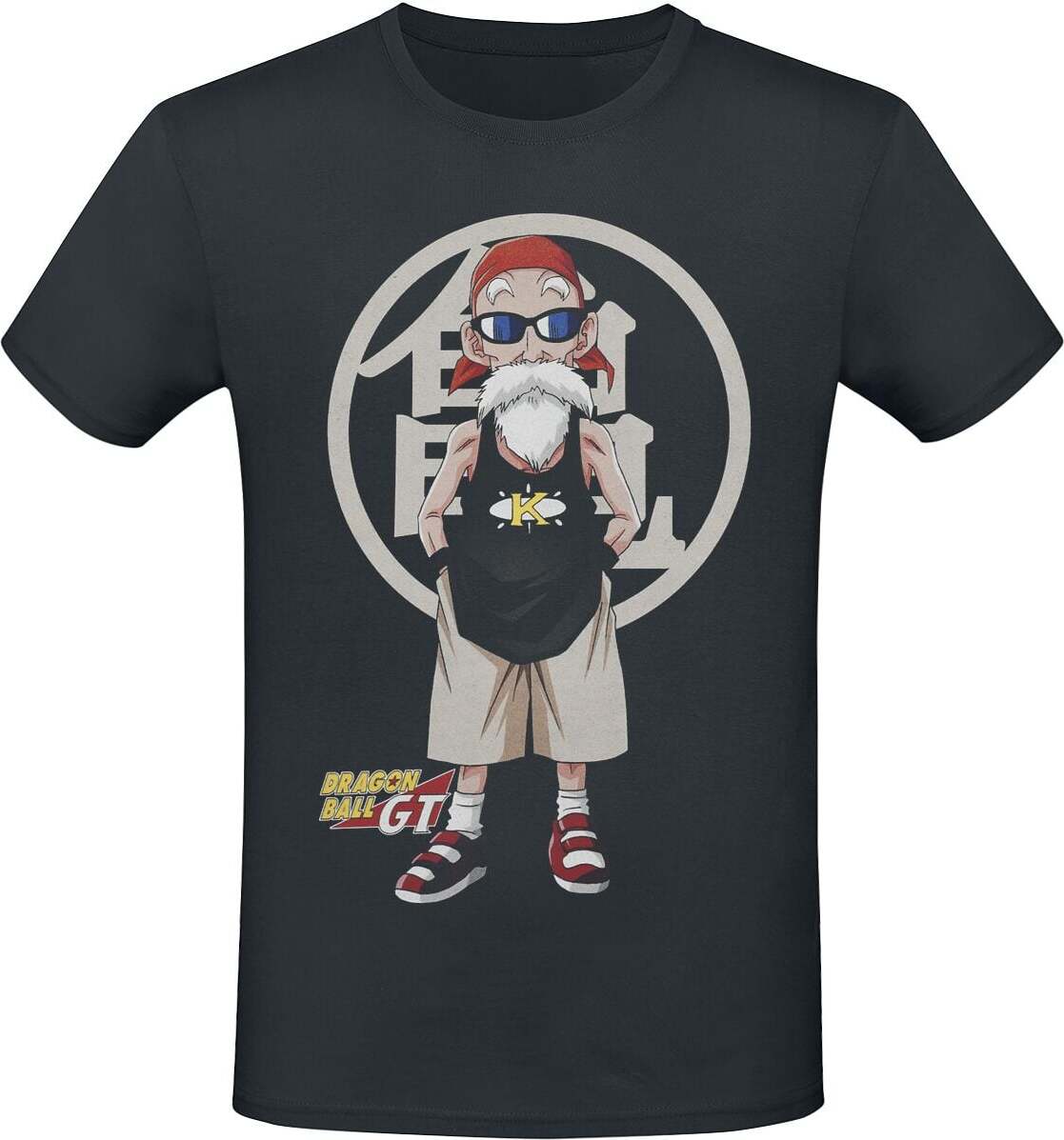 Dragon Ball GT - Kamesennin Tričko černá