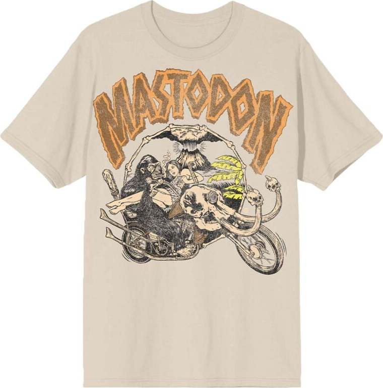 Mastodon Prehistoric Tričko přírodní