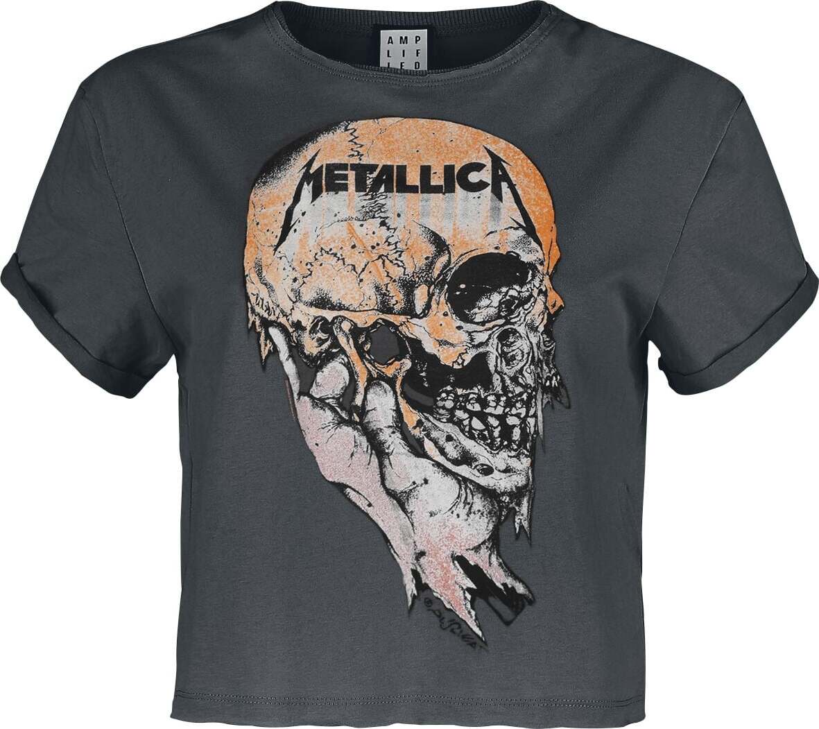 Metallica Amplified Collection - Sad But True Dámské tričko charcoal