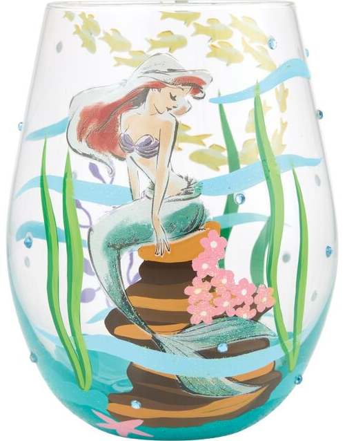 Ariel - Malá mořská víla An Ocean of Dreams (Ariel) Stemless Glass by Lolita sklenicka vícebarevný