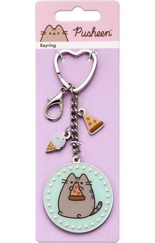 Pusheen Pizza Pusheen Klíčenka stríbrná