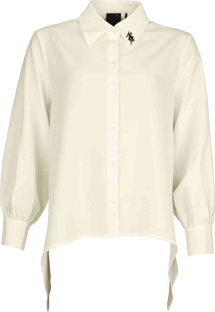KIHILIST by KILLSTAR Eriska Shirt (White) Halenka bílá