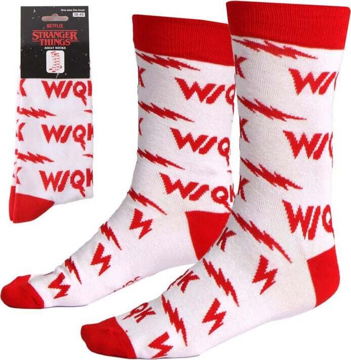 Stranger Things WSQK Logo Ponožky vícebarevný