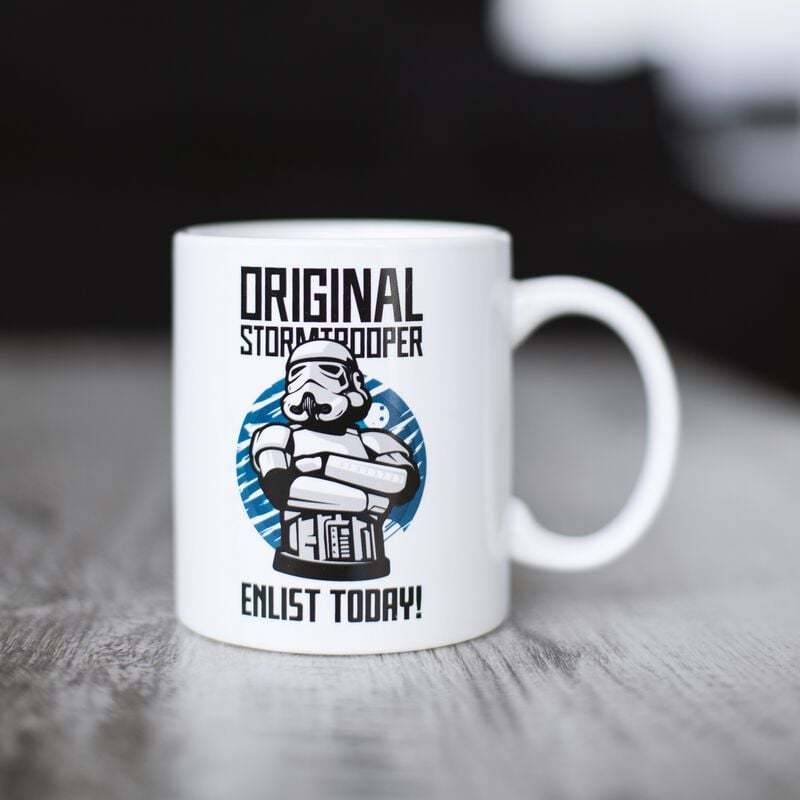 Original Stormtrooper Retro Tasse Enlist Today Hrnek bílá