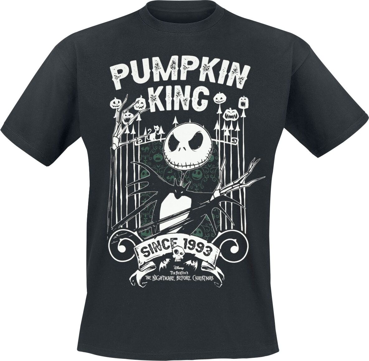 The Nightmare Before Christmas Pumpkin King Since 1993 Tričko černá