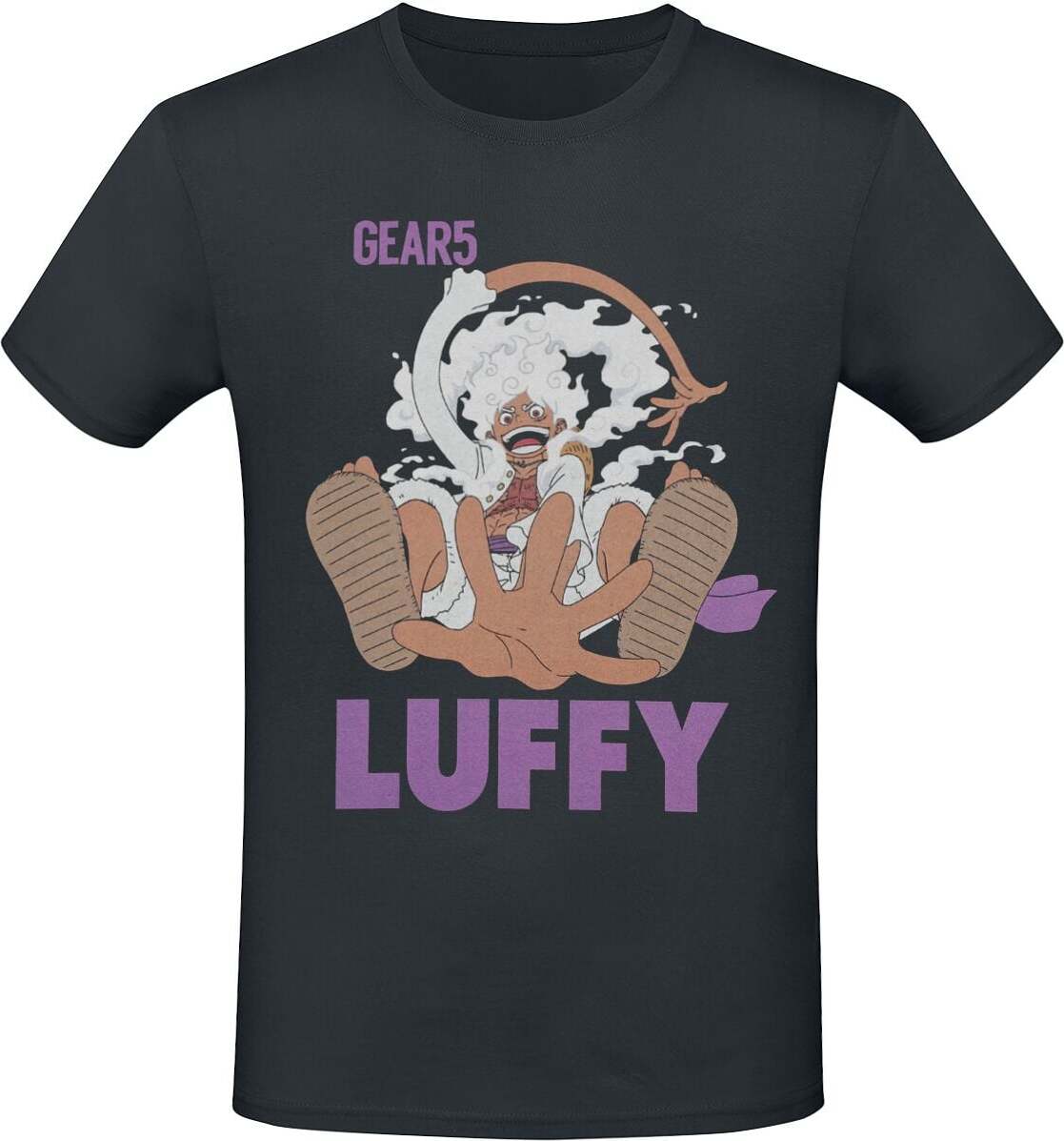 One Piece Ruffy Gear 5 Tričko černá