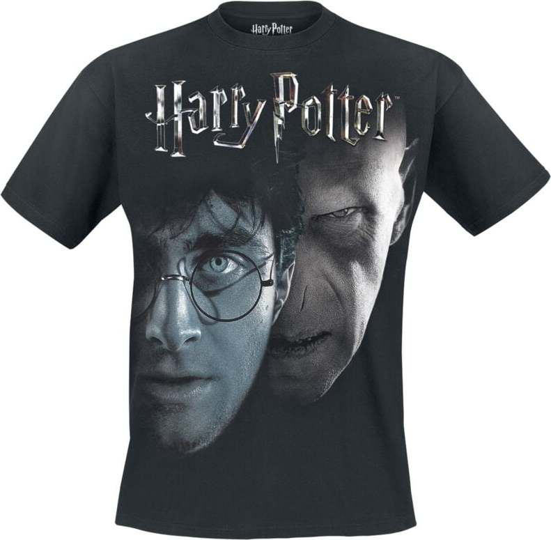 Harry Potter Shadow Faces Tričko černá