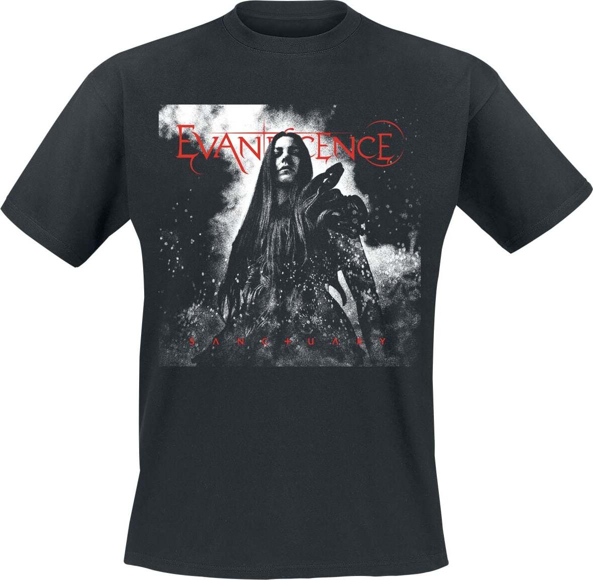 Evanescence Sanctuary Cover Threshold Tričko černá