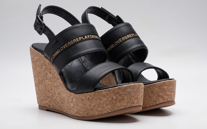 Replay Footwear ASIA DOUBLE Vysoké podpatky černá