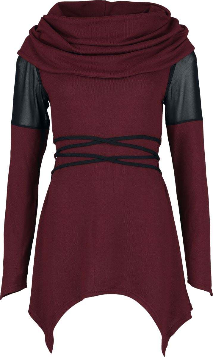 Black Premium by EMP Celtic Blessing Tričko s dlouhým rukávem bordová