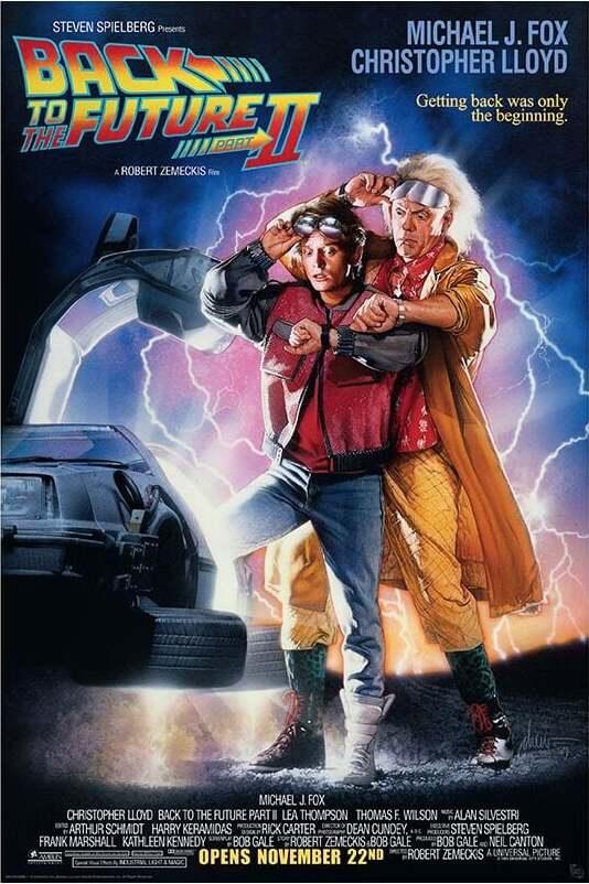 Back To The Future Movie Poster 2 plakát standard