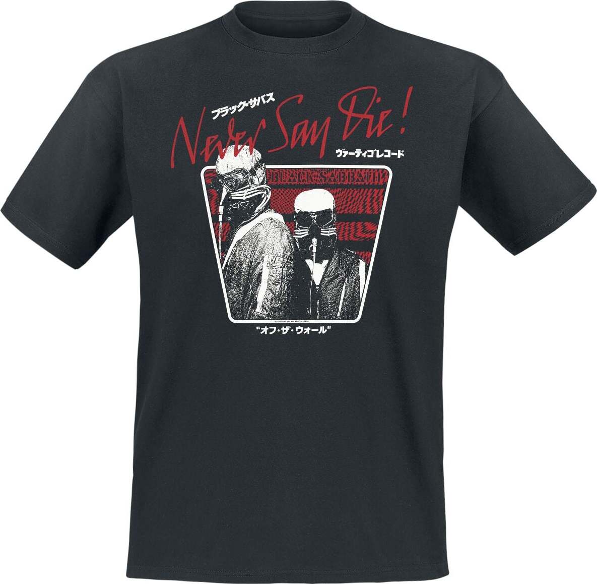 Vans Black Sabbath Never Say Die SS Tee Tričko černá